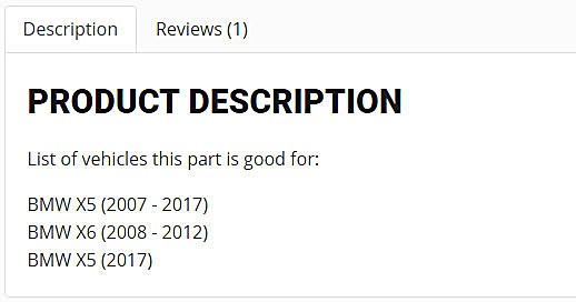 part details page update part details page update